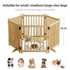 Racxily Dog Playpen Outdoor Indoor, Heavy Duty Metal Dog with Doors Foldable Metal Dog playpen Exercise Pen for RV, Camping, YardPen - 2 of 4