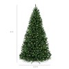 Best Choice Products Pre-Lit Spruce Artificial Christmas Tree w/ Easy Assembly, Metal Hinges & Foldable Base - 2 of 4