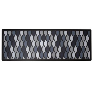 J&V TEXTILES 20" x 55" Oversized Cushioned Anti-Fatigue Kitchen Runner Mat (Geo) - 1 of 3