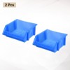 Unique Bargains Plastic Stackable Garage Closet Organization Shelf Bins 2 Pcs - 3 of 4