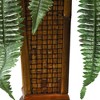 18 x 29 Artificial Boston Fern Silk Hanging Basket - Nearly Natural