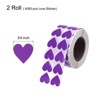 Unique Bargains Self-Adhesive Heart Decorations Sticker for Envelope Wedding 4000 Pcs - 2 of 4