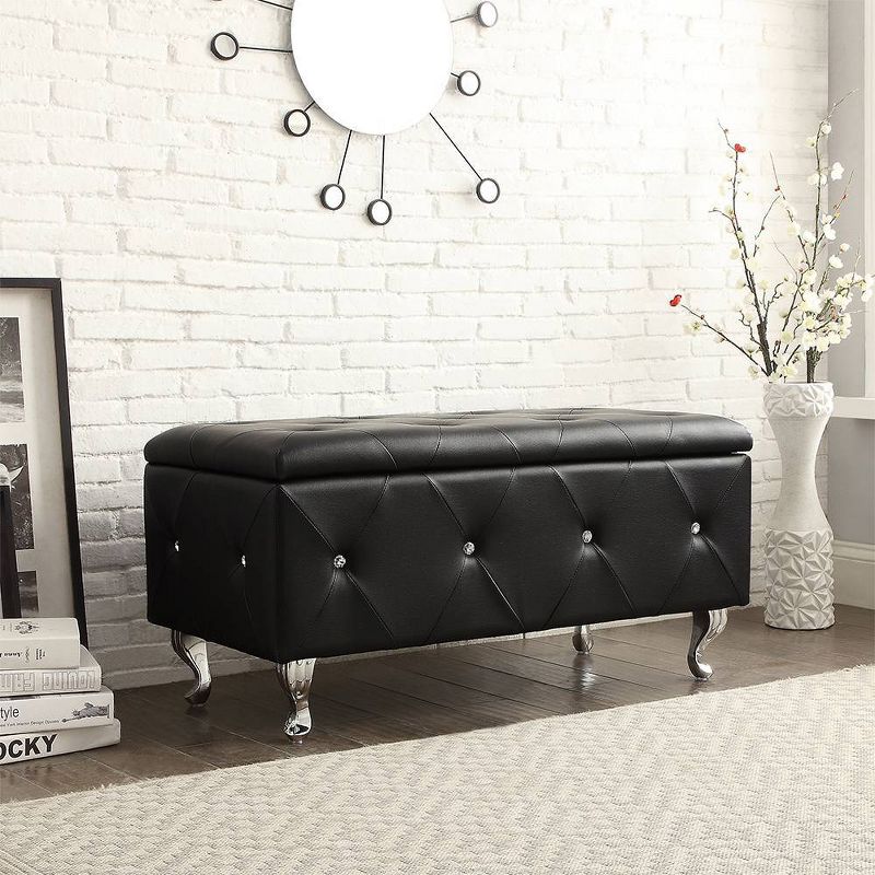 Crystal Tufted Storage Bench - Christies Home Living
, 3 of 11