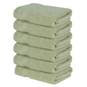 Splash Ultra-Soft Zero Twist 100% Ring Spun Cotton Bath Towel Set - Reversible, 550 GSM, Breathable, Lightweight, Highly Absorbent Towels for Bathroom - 1 of 4