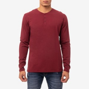 X RAY Men's V Neck & Henley Long Sleeve t shirts,new tshirt - 1 of 4