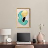 Art Remedy Abstract Earring Contemporary Shapes Abstract Wall Art Framed - 2 of 4