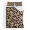 Deny Designs Iveta Abolina Brown Leopard Queen/Full Duvet and Sham Set (2-3pc Set) - 2 of 4