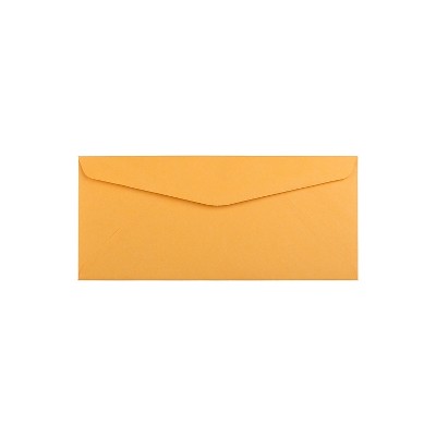 Jam Paper #10 Business Commercial Envelopes 4.125 X 9.5 Brown Kraft ...