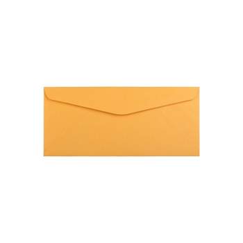 JAM Paper #10 Business Commercial Envelopes 4.125 x 9.5 Brown Kraft Manila 3984I