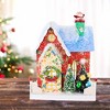 Cody Foster 11.75 In Retro Santa Adobe Christmas Christmas Village , Lightweight Christmas Decor Nostalgic Putz House (1PC) - 2 of 4