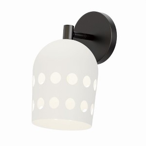 Maxim Lighting Dottie 1 - Light Wall Light in  Black - 1 of 3