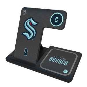 Keyscaper Seattle Kraken Linen 15-Watt 3 in 1 Charging Station - 1 of 4