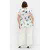 Women's Plus Size Lorelai Print Top - ivory | CITY CHIC - 3 of 4