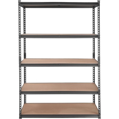 YONWAY 5-Tier Adjustable Storage Shelving Unit Detachable Into Two Separate Storage Racks With 16 Rubber Feet For Pantry,18" D x 48" W x 72" H