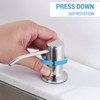 WOWOW Brushed Nickel Soap Dispenser for Kitchen Sink, Stainless Steel Countertop Lotion Dispenser - 3 of 4