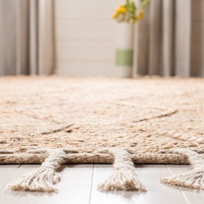 Handwoven Natural Fiber Rectangular Rug - 9' x 12'