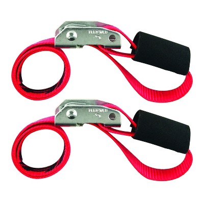 SNAP-LOC 1 in x 2 ft Cinch Strap Cam Tie-Down 1,500 lb 2-Pack