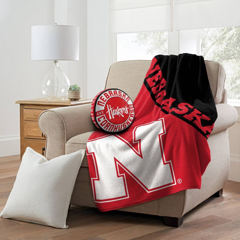 15&#34; NCAA Nebraska Cornhuskers Cloud Pillow, 3 of 4