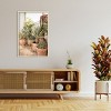 Amanti Art Patio Garden with Potted Succulents by Henrike Schenk Wood Framed Wall Art Print - 4 of 4