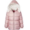 Pink Platinum Girls' Basic Puffer Jacket - 2 of 2