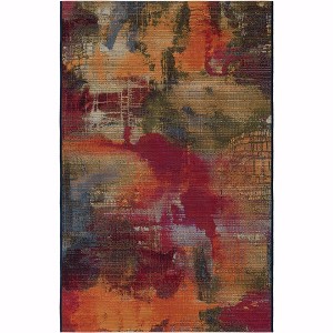 Unique Loom    Outdoor Modern Azera Area Rug - 1 of 4