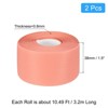 Unique Bargains PVC Waterproof Self-Adhesive Wall Corner Seal Caulk Strip Tape 2 Pcs - 2 of 4