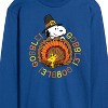 Men's - Peanuts - Gobble Gobble Long Sleeve Graphic T-Shirt - 2 of 4