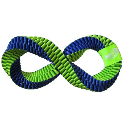 NERF Nylon Braided Twisted Infinity Tug Dog Toy