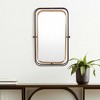 HomeRoots 28" Black And Gold Metal Tilting Accent Mirror - 2 of 4