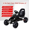 Infans Go Kart Kids Ride On Car Pedal Powered Car 4 Wheel Racer Stealth Christmas Gift - 3 of 4