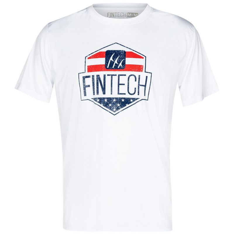 Fintech USA Shield Sun Defender UV T-Shirt - Brilliant White, 1 of 3