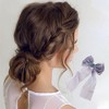 Unique Bargains Elegant Bow Ribbon Duckbill Hair Clips Hairdo Clip 1 Pc - 2 of 4