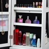 Kumasinova 65" Full Length Mirror with Jewelry Storage Cabinet,360° Rotating Full Body Mirror with (LED Lights&)Lock,Mirror Full Length for Bedroom - 4 of 4