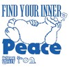 Men's Sesame Street Cookie Monster Find Your Inner Peace T-Shirt - 2 of 4