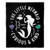 Disney Little Mermaid Classic Curious And Kind Silk Touch Throw Blanket - image 2 of 4