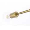 Elegant Lighting Brees 1 light Black and Brass pendant - 2 of 4