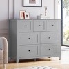 7 Drawers Dresser for Bedroom, Storage Dressers Organizer, Farmhouse Wood Chest of Drawers for Living Room Bedroom - 2 of 4