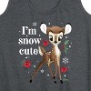 Women's - Disney - Christmas - I'm Snow Cute Graphic Racerback Tank - 2 of 4