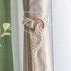 Tree City Bohemian Cotton Rope Curtain Tiebacks Natural Minimalist Home Decoration set of 4(2 pairs) - 2 of 3