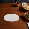 Unique Bargains Trivet Oval Rope Coaster Cotton Non-Woven Fabric 12.6"x8.66"x0.31" - 2 of 3