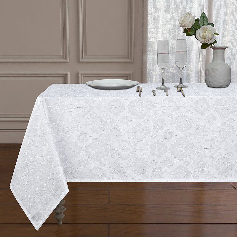 Kate Aurora Regency Collection Raised Jacquard Damask Fabric Tablecloth, 5 of 6