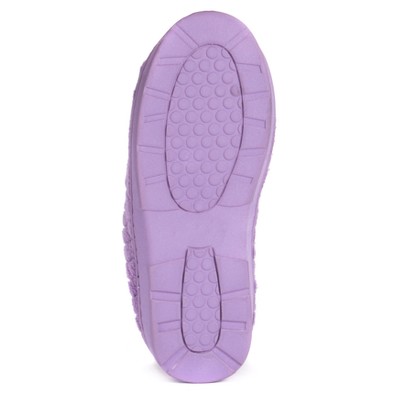 Women's MUK LUKS Chenille Clogs - Lavender M(7-8), Size: Medium (7-8), Purple