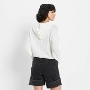 Women's Relaxed Textured Hooded Pullover Sweater - Future Collective Off-White - 2 of 3