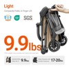 Mamazing Lightweight Baby Toddler Travel Strollers , Light & Strong Portable, Carbon Fiber Frame, UPF 50+ Waterproof Canopy, 9.9 lbs - 3 of 4