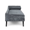 Cagle Mid Century Modern Fabric Chaise Lounge - Christopher Knight Home - 4 of 4