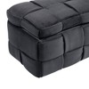 NicBex Modern 43.7" Velvet Storage Bench with Wood Frame for Bedroom and Entryway - 4 of 4