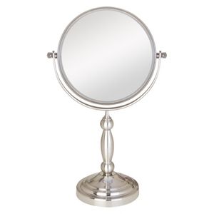 Zadro Two Sided Swivel Vanity Mirror 1x 10x Magnification Target