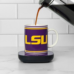 Uncanny Brands LSU Tigers 12oz Mug Warmer Set - 1 of 4