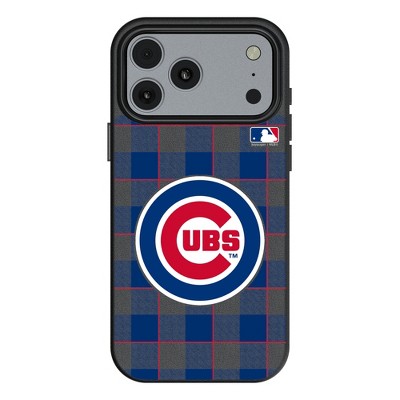 MLB National League Teams Plaid MagSafe Compatible Cell Phone Case for Apple iPhone 17 Series