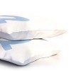 Deny Designs Standard April Lane Art Block Blue Monogram Q Microfiber Printed Pillow Sham - 3 of 3